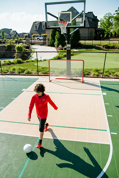 Court Builders of the Rockies Residential FutsalCourt - Multi-Game Court