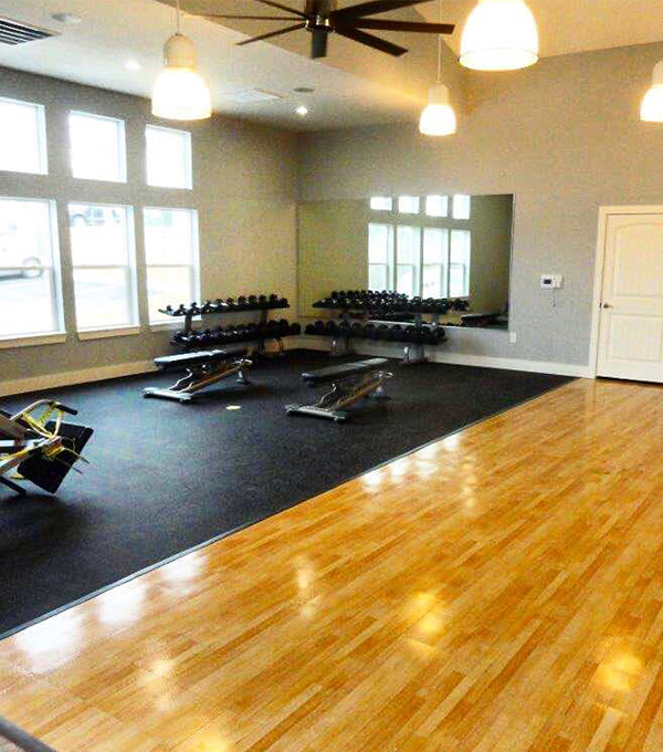 Court Builders of the Rockies Custom Home Gym