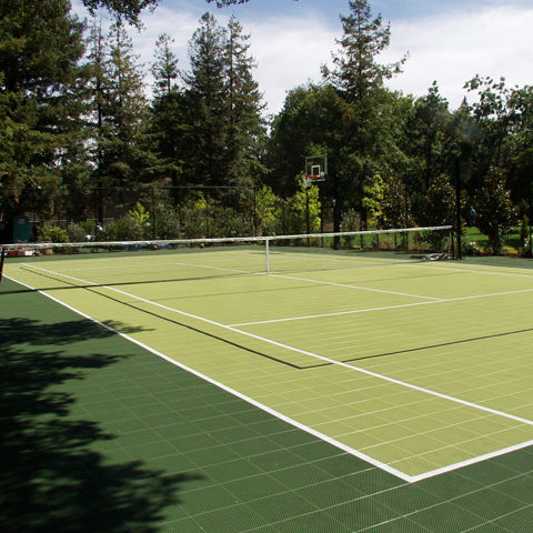Court Builders of the Rockies Tennis Court