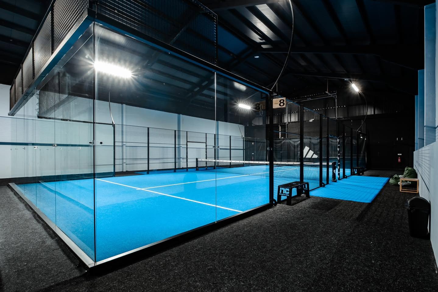 Court Builders of the Rockies - InCourts Pillars Premium Commercial Padel Court