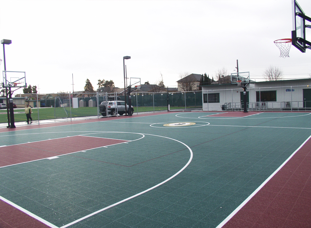 Court Builders of the Rockies Basketball Court