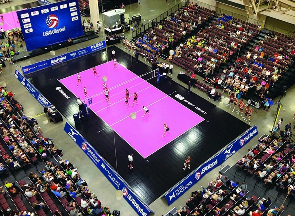 Court Builders of the Rockies - Commercial Indoor - USA Volleyball - San Francisco, CA