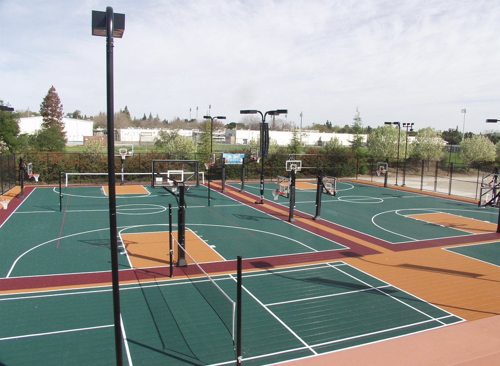 Court Builders of the Rockies Community Facility Multi-Game Court