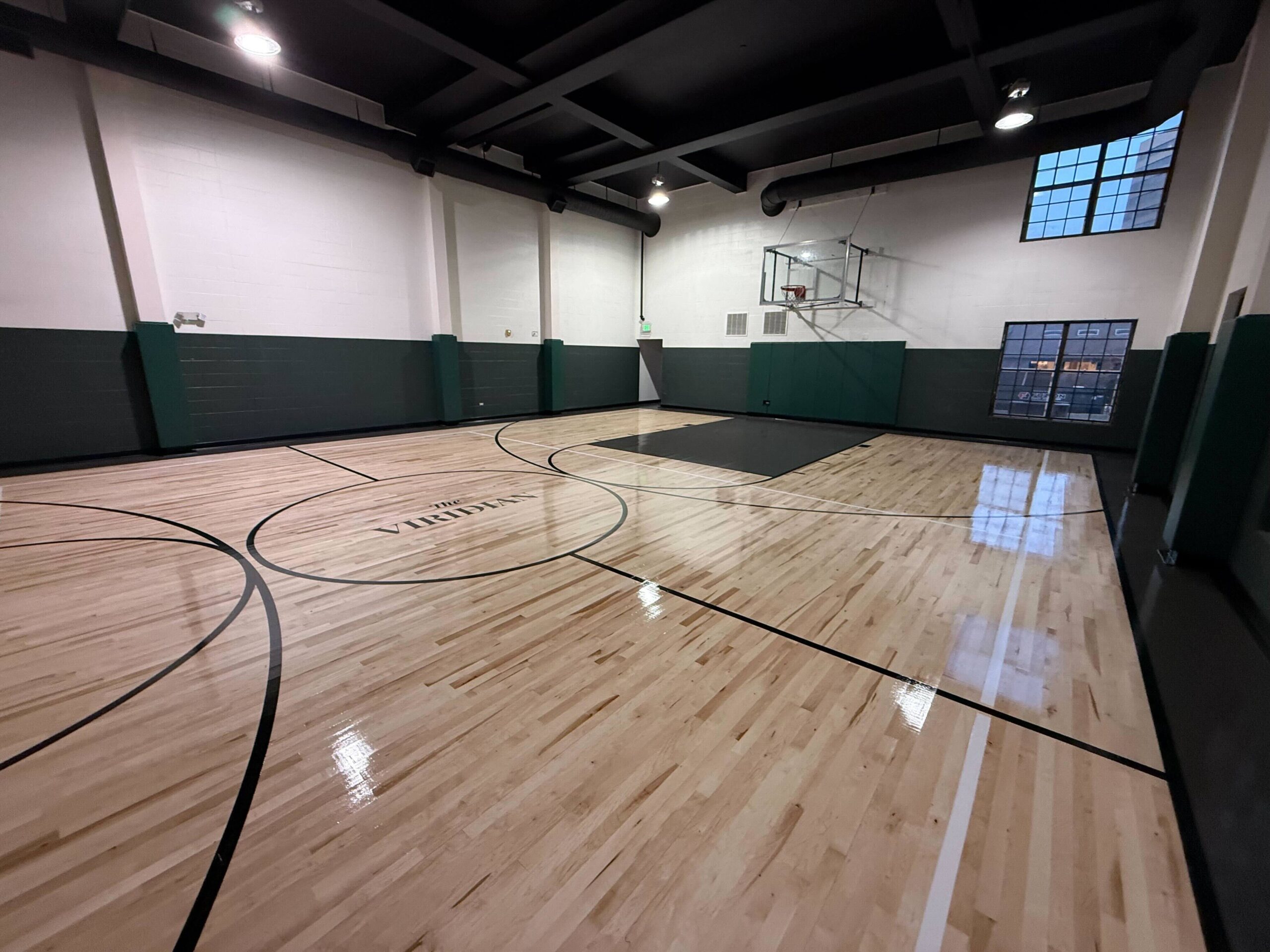 Court Builders of the Rockies Commercial Indoor Basketball Court
