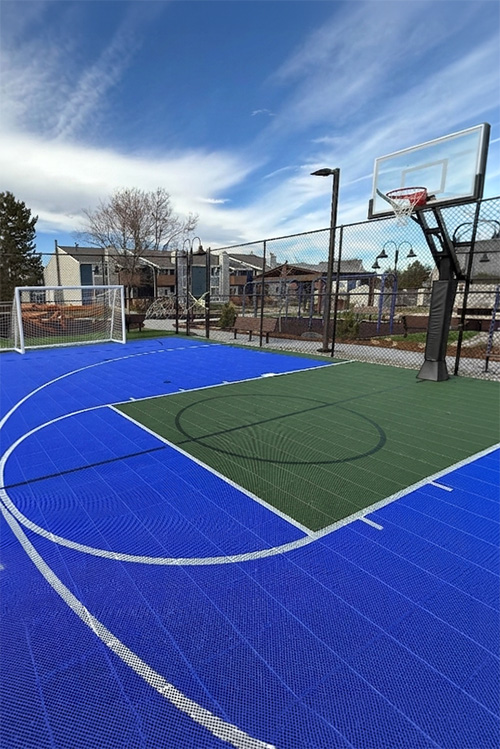 Court Builders of the Rockies Residential FutsalCourt - Multi-Game Court